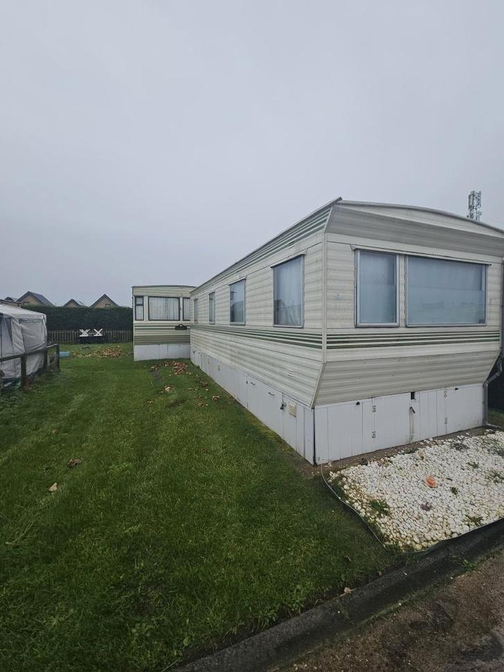 stacaravan te bredene te koop, Caravans en Kamperen, Stacaravans, tot en met 3, Ophalen
