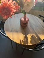 Eetkamer rond 4 stoelen, Ophalen of Verzenden, Zo goed als nieuw, Rond