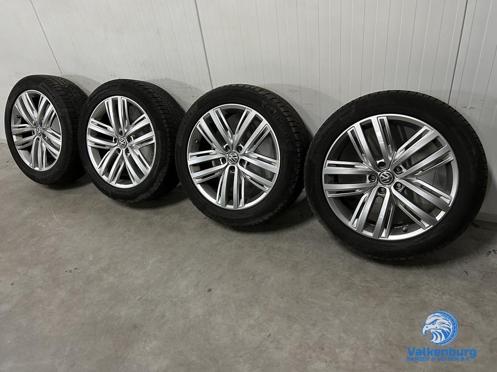 6-7mm! Originele VW Tiguan 5NA Auckland 19 inch velgen 5x112, Auto-onderdelen, 19 inch, Gebruikt, -, -