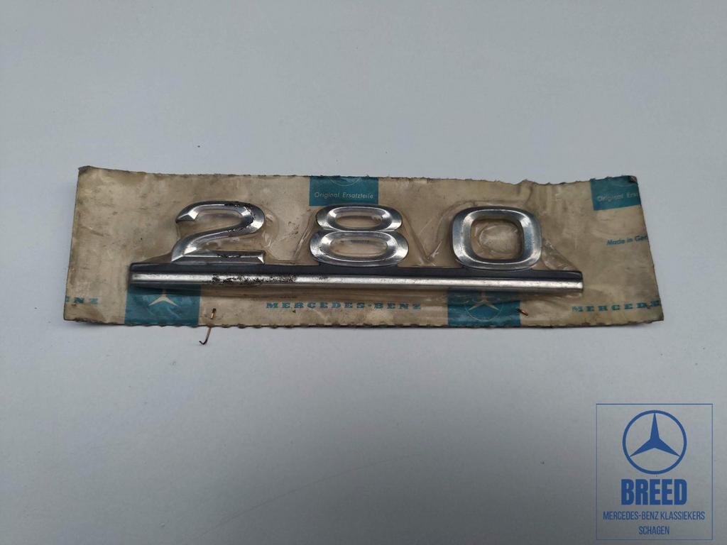 NOS typenplaatje 280 voor Mercedes-Benz W123, Autos : Pièces & Accessoires, Carrosserie & Tôlerie, Mercedes-Benz, Neuf, Enlèvement ou Envoi