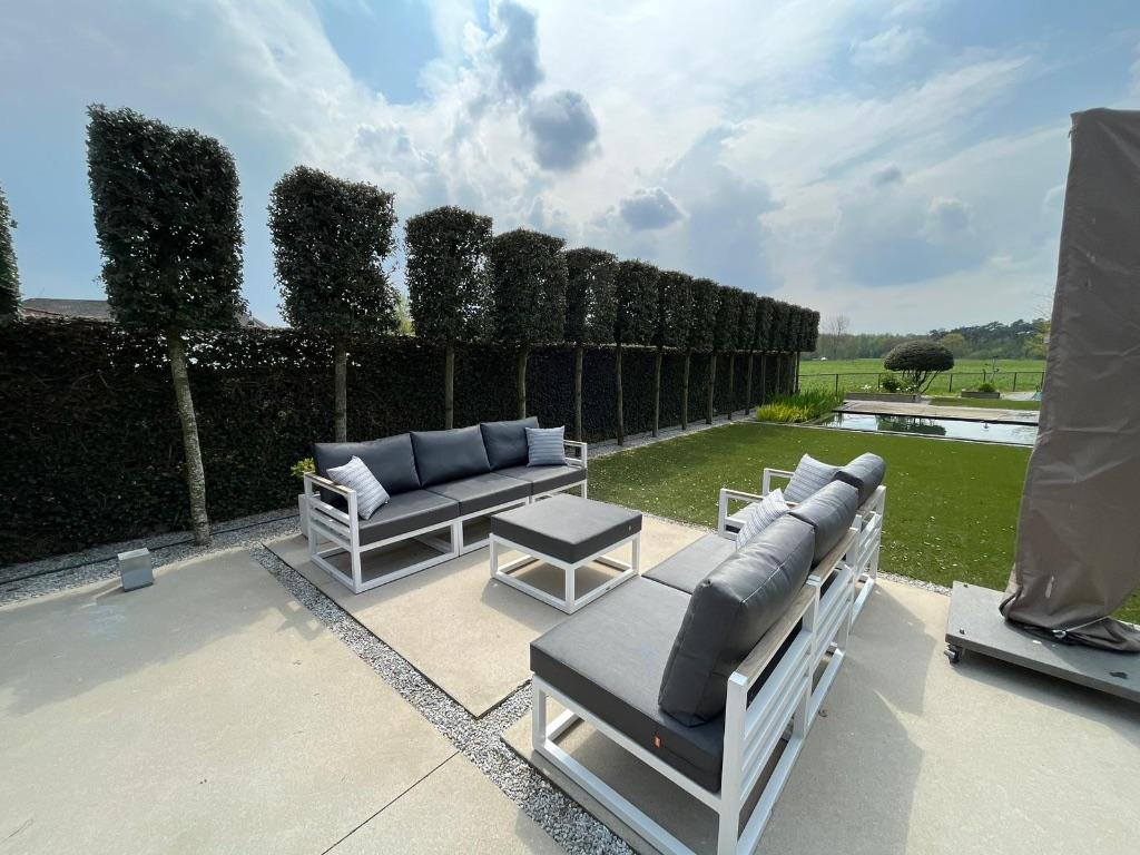 Loungeset, Ophalen, Gebruikt, 6 zitplaatsen, Aluminium