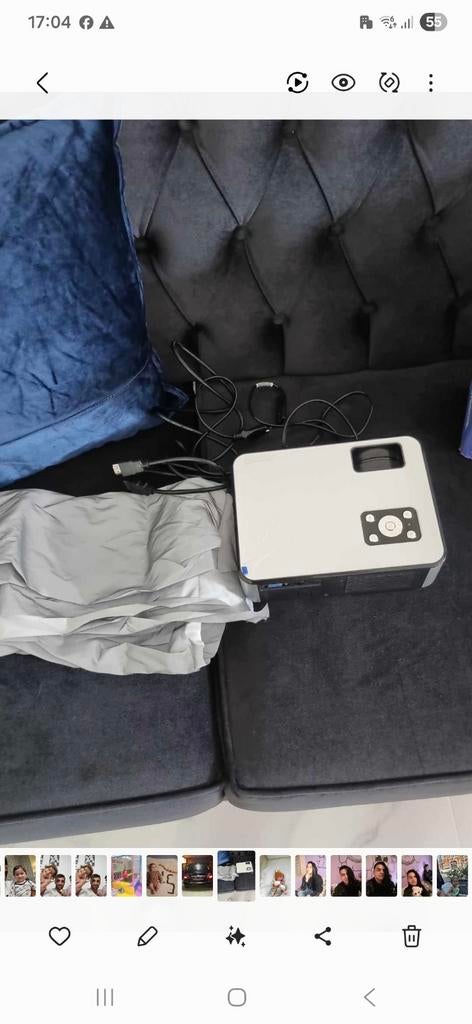 Ik verkoop een projector, in nieuwstaat, die nauwelijks gebr, Enlèvement ou Envoi