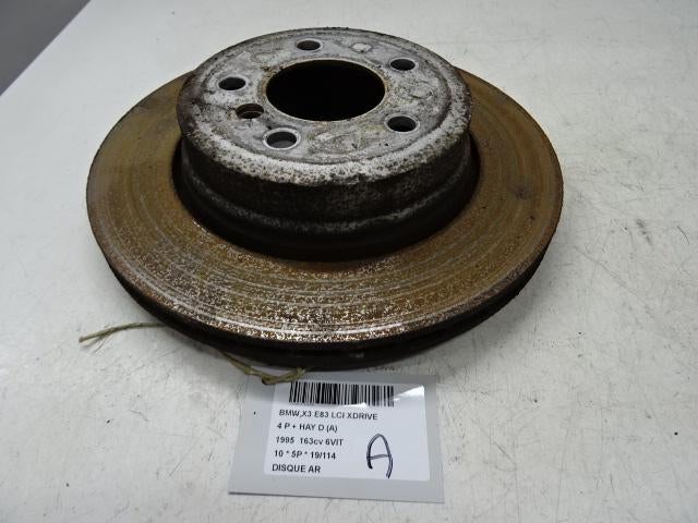 FREIN DISQUE ARRIÈRE BMW X3 (E83) (09-2003/08-2011), Utilisé, BMW