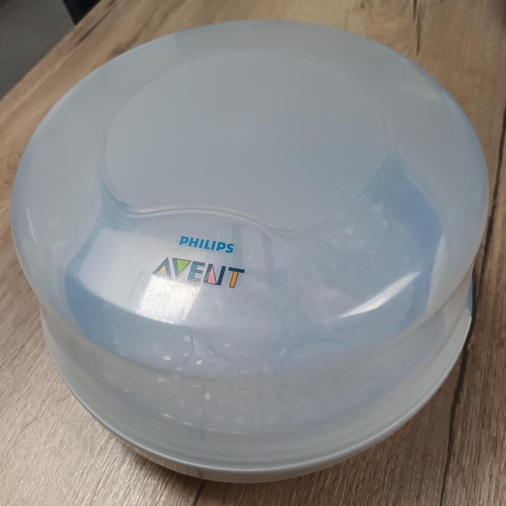 Avent sterilisator + 12 flesjes, Ophalen, Gebruikt, Sterilisator