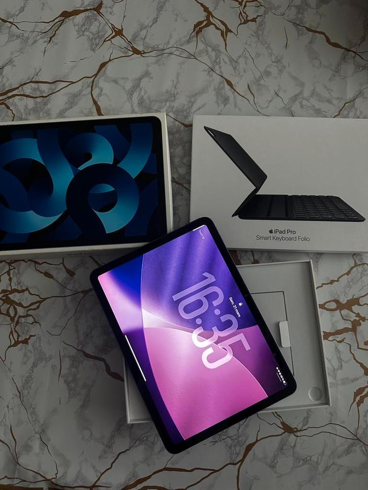 IPAD AIR 5 M1 ! 2023 - avec Clavier + Facture !, Computers en Software, Apple iPads, Zo goed als nieuw, 64 GB, Ophalen