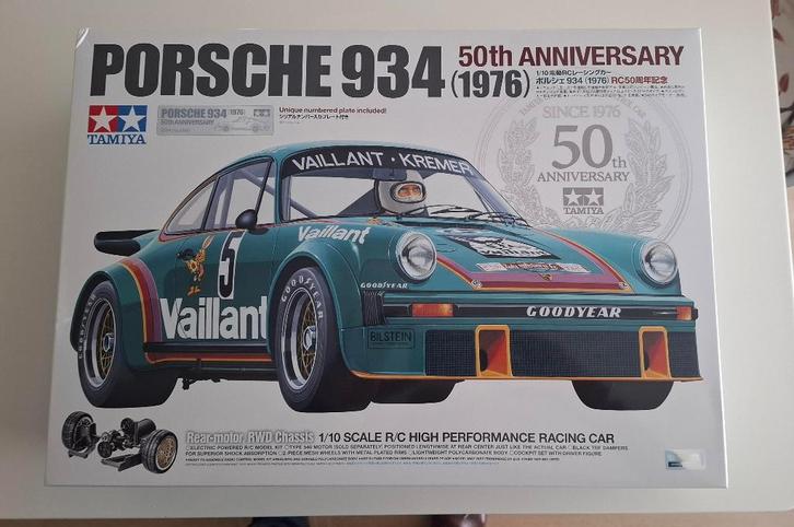 Tamiya Porsche 934 (1976) - 50e Anniversaire -, Hobby & Loisirs créatifs, Modélisme | Radiocommandé & Téléguidé | Voitures, Neuf