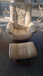 lederen relaxstoel Stressless, Huis en Inrichting, Ophalen, Gebruikt, Leer