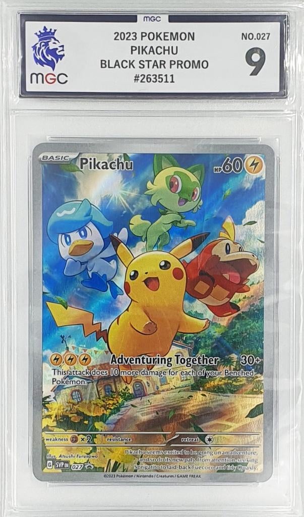 2023 Pokemon - Pikachu - Black Star Promo - 9, Verzenden, Nieuw, Losse kaart, Foil