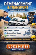 Déménagement & Transport – Belgique & Europe, Offres d'emploi