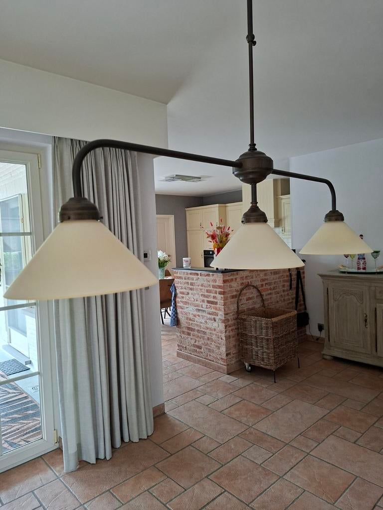 Hanglamp, Huis en Inrichting, Lampen | Kroonluchters, Ophalen, Zo goed als nieuw