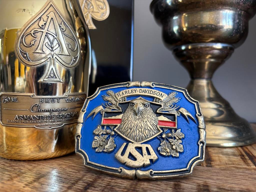 Boucle de ceinture Harley Davidson Baron vintage rare, Enlèvement, Ceinture