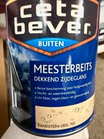 Cetabever dekkende beits zandsteen geel 0,75liter, Ophalen of Verzenden, Nieuw