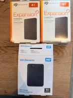 2 Seagate Expansion 4TB hard drivew ( 120 for both), Computers en Software, Harde schijven, Ophalen, HDD, Seagate, Extern