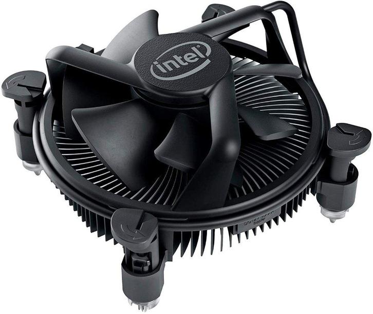 Ventilateur Intel LGA115X/LGA1200 All Black Stock Cooler, Computers en Software, Computerkoelers, Zo goed als nieuw, Luchtkoeling