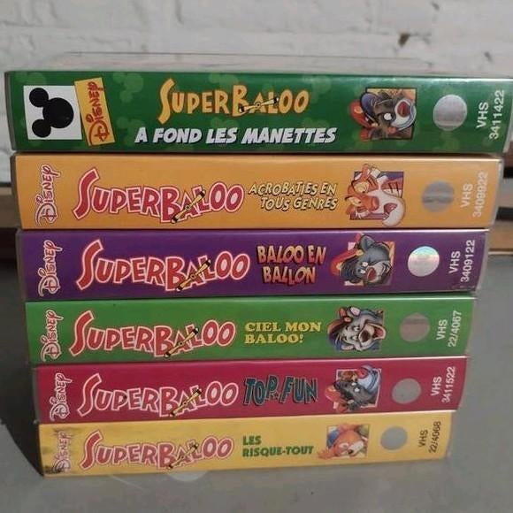 VHS Disney super baloo, CD & DVD, Comme neuf