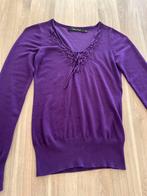 Paarse trui Talking French, Enlèvement ou Envoi, Porté, Taille 36 (S), Violet