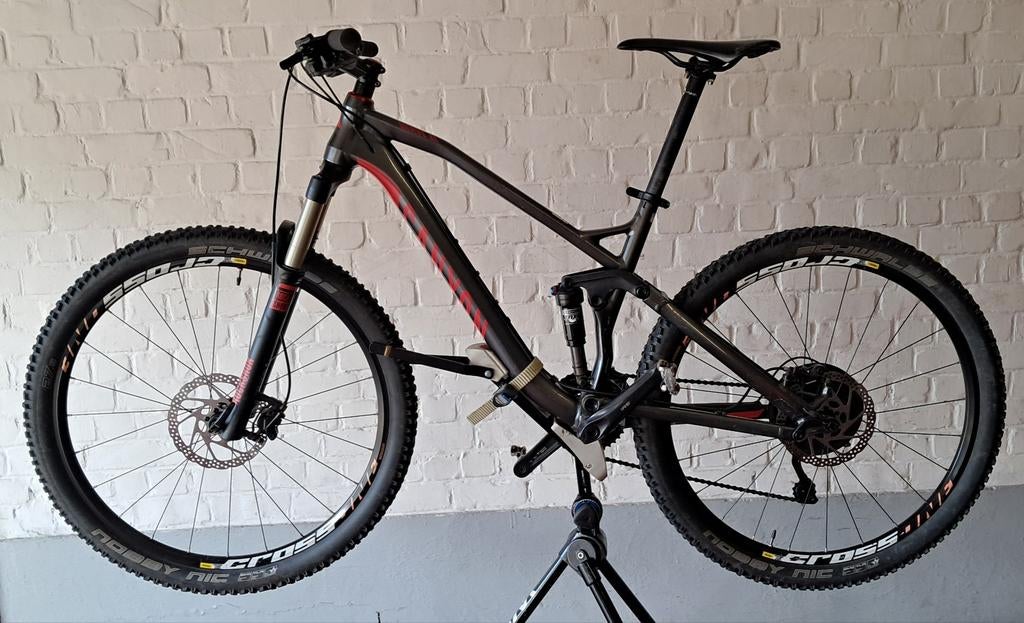 Canyon Nerve Al full suspension mountain bike, 57 cm of meer, Zo goed als nieuw, Schijfrem, Ophalen