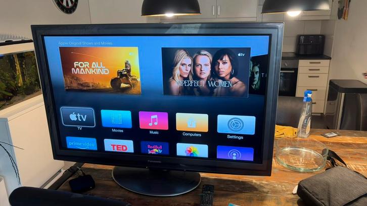 Panasonic 42” TV + Apple TV – Smart TV met AirPlay, TV, Hi-fi & Vidéo, Télévisions, Comme neuf, Panasonic, Smart TV, Enlèvement ou Envoi