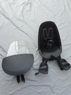 Fietsstoel + windscherm Qibbel, Fietsen en Brommers, Ophalen, Voetsteuntjes, Voorzitje, Zo goed als nieuw