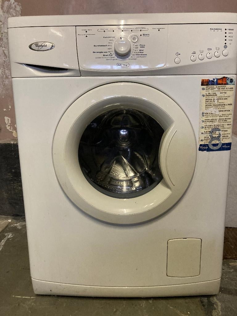 Wasmachine Whirlpool klasse AA 5kg, Classe énergétique A ou plus économe, 4 à 6 kg, 1600 tours ou plus, Comme neuf