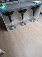 3 barstoelen / krukken, Huis en Inrichting, Ophalen, Gebruikt, 90 cm of meer, In hoogte verstelbaar