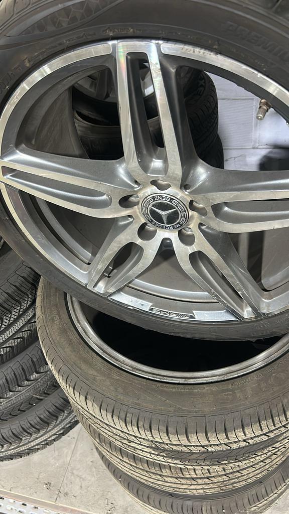 MERCEDES BANDEN MET VELGEN, Autos : Pièces & Accessoires, Pneus & Jantes, Pneus et Jantes, Véhicule de tourisme, Utilisé, Enlèvement ou Envoi