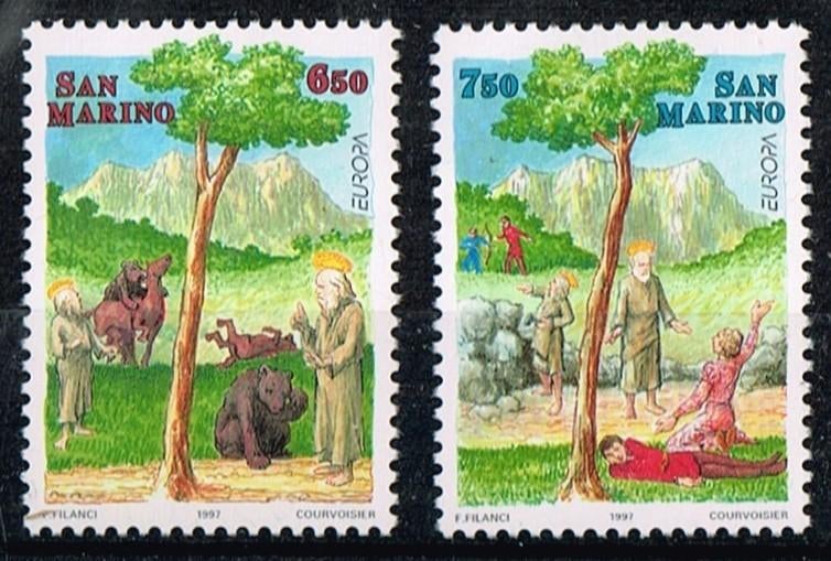 Postzegels uit San Marino - K 5085 - sagen en legenden, Verzenden, Overige landen, Postfris