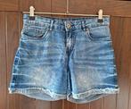 Blauwe jeans short maat W29, Ophalen of Verzenden, Gedragen, Blauw, W28 - W29 (confectie 36)
