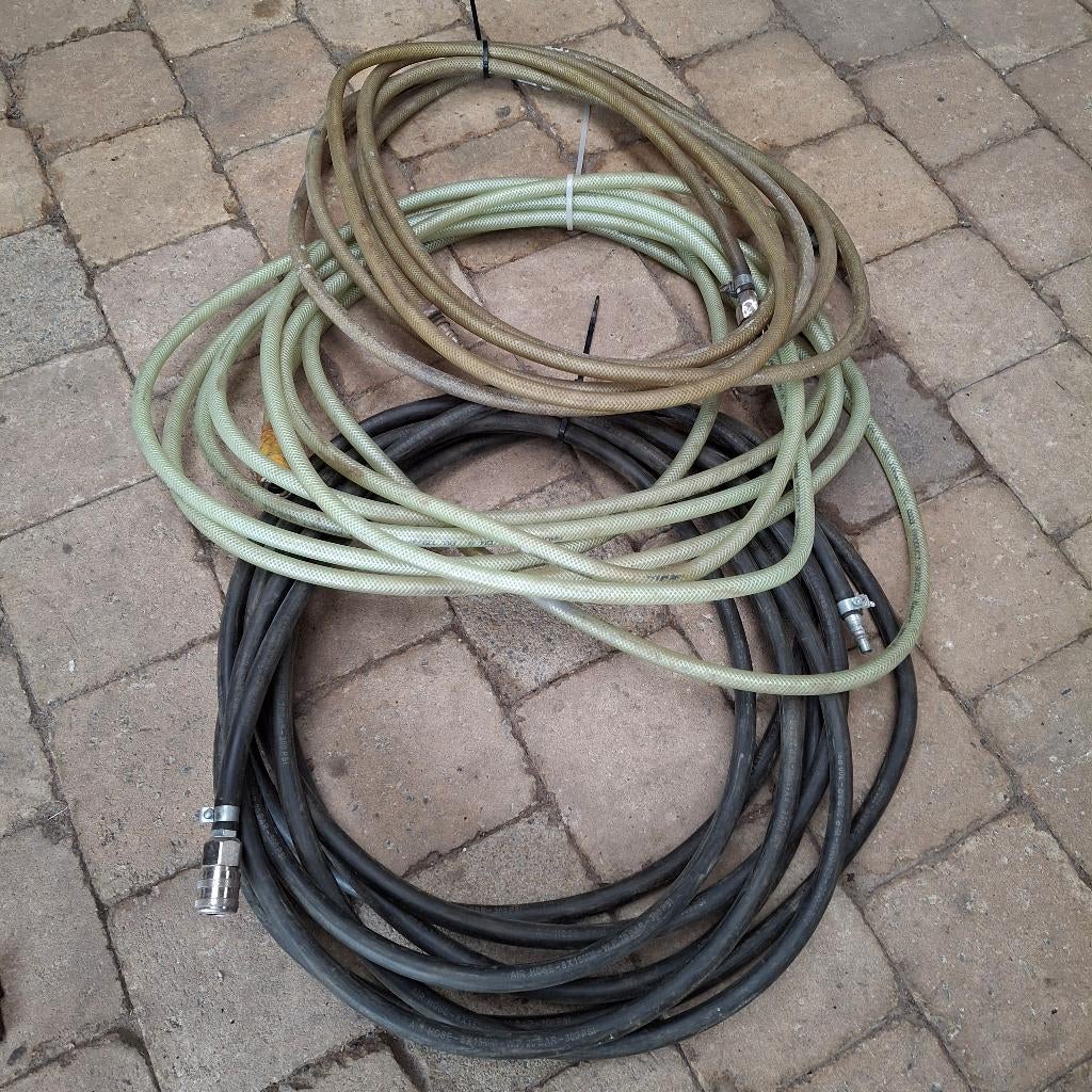 Persluchtdarm, snelkoppelingen, drukvat, Doe-het-zelf en Bouw, Ophalen of Verzenden, Gebruikt