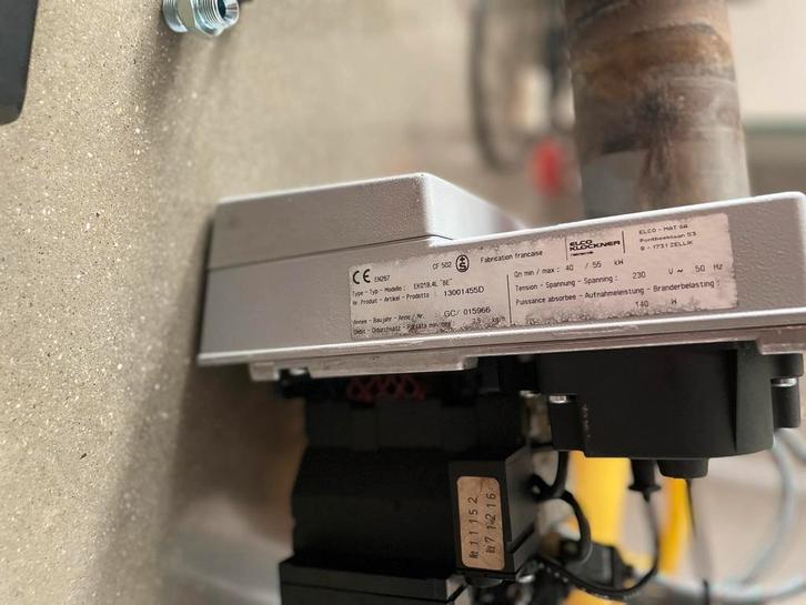 Mazout brander VECTOR van Elco Klockner, Doe-het-zelf en Bouw, Chauffageketels en Boilers, Gebruikt, Onderdeel, Ophalen of Verzenden