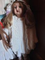Mooie grote porceleinen pop ,73 cm, Ophalen of Verzenden, Pop