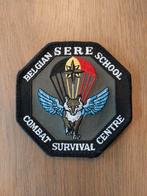 Patch Belgian Air Force 1 Wing SERE, Verzamelen, Verzenden, Luchtmacht, Embleem of Badge