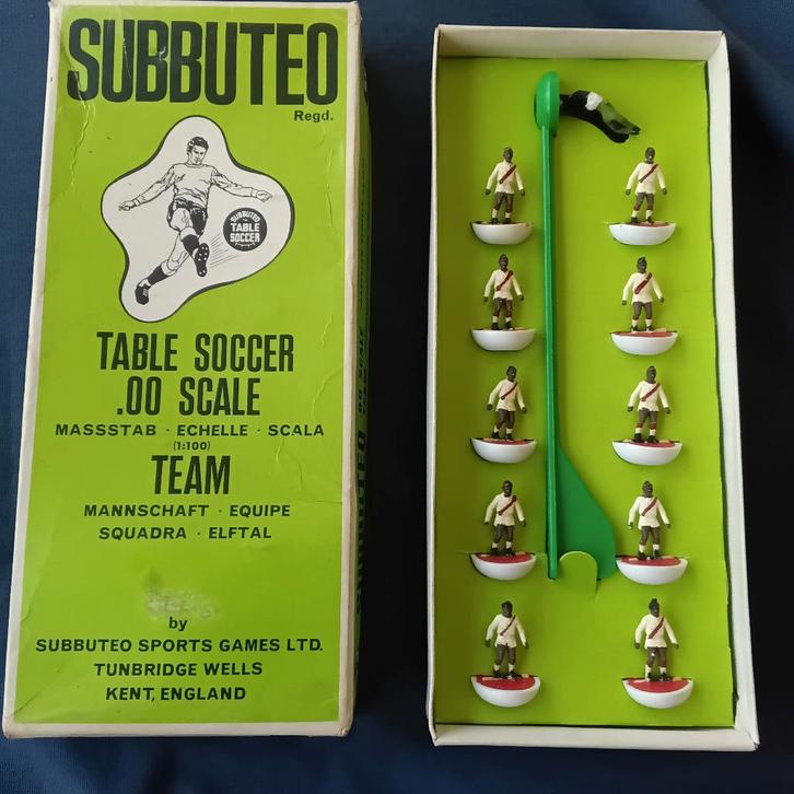 Subbuteo vintageteam - Peru, Verzamelen, Speelgoed, Gebruikt, Ophalen of Verzenden