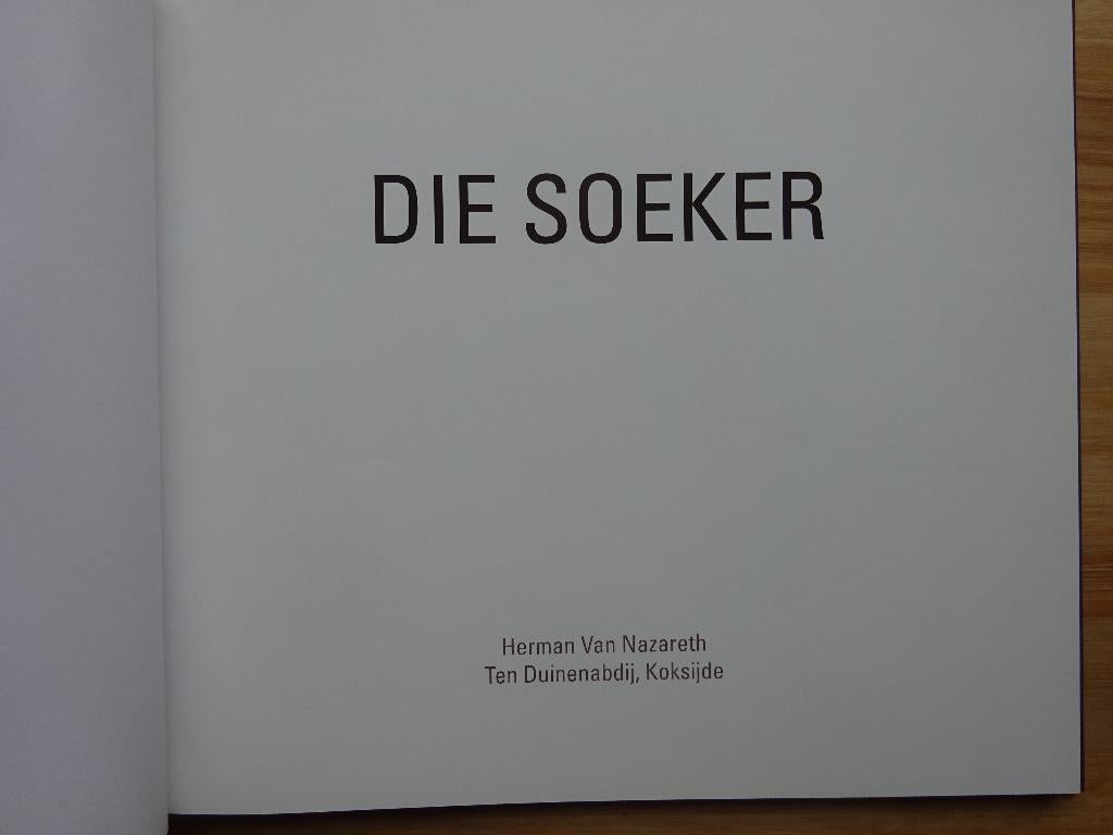 Herman Van Nazareth, Die Soeker, 2013, Koksijde, Ten Duinen, Ophalen of Verzenden, Gelezen, Beeldhouwkunst