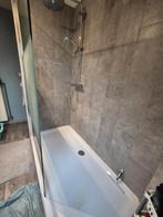 Inloop douche met regendouche kraan, Ophalen, Gebruikt, Glas, Douche