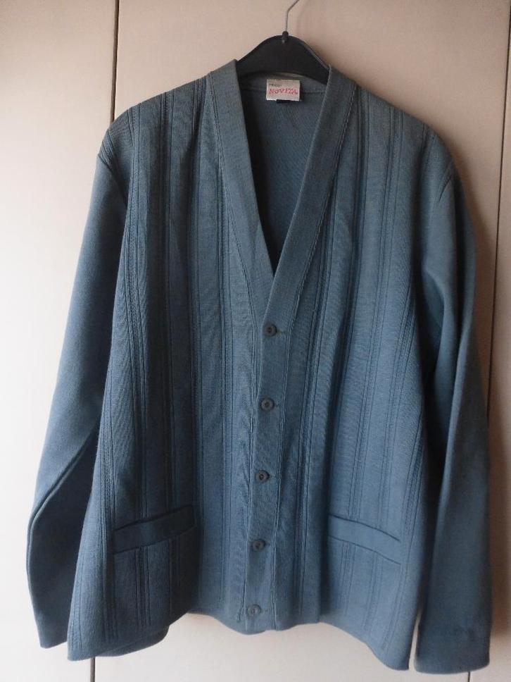 Cardigan, gilet homme T:L couleur vert, Vêtements | Hommes, Pulls & Vestes, Comme neuf, Vert, Enlèvement ou Envoi