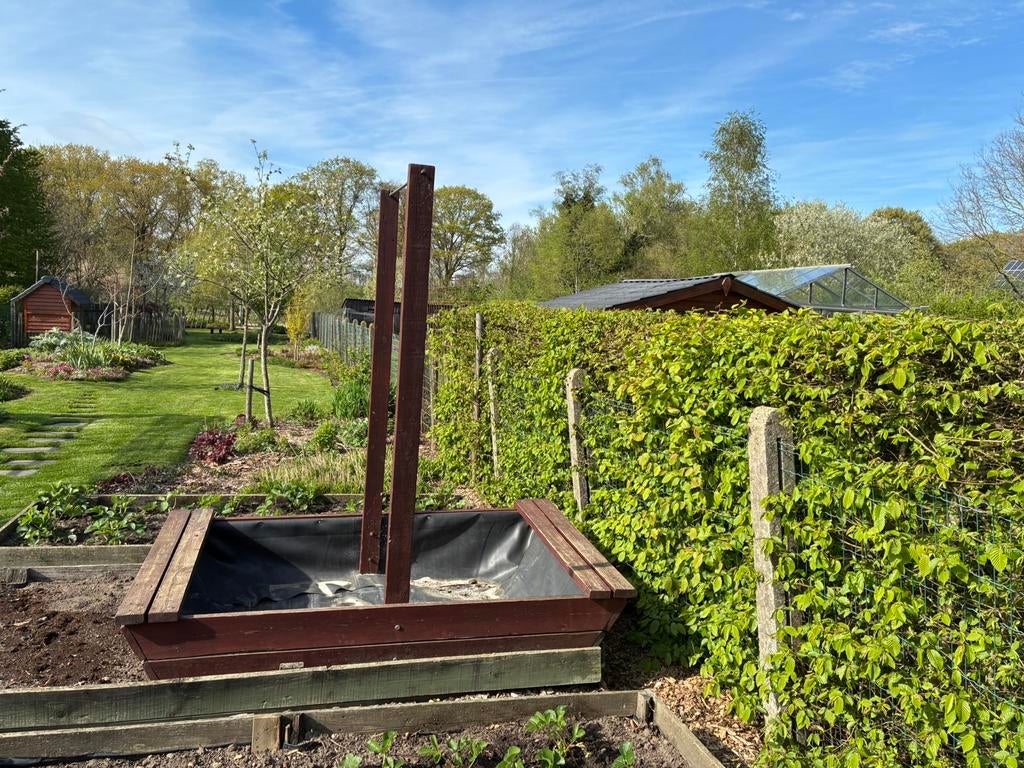 Gratis zandbak, Tuin en Terras, Ophalen, Gebruikt