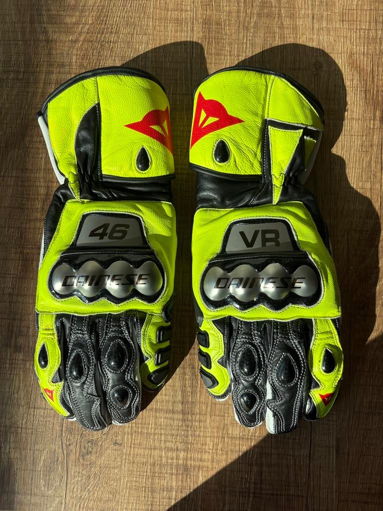 Dainese Full Metal 6 VR46 Maat L (Nieuw), Motos, Enlèvement, Neuf, sans ticket, Hommes, Gants