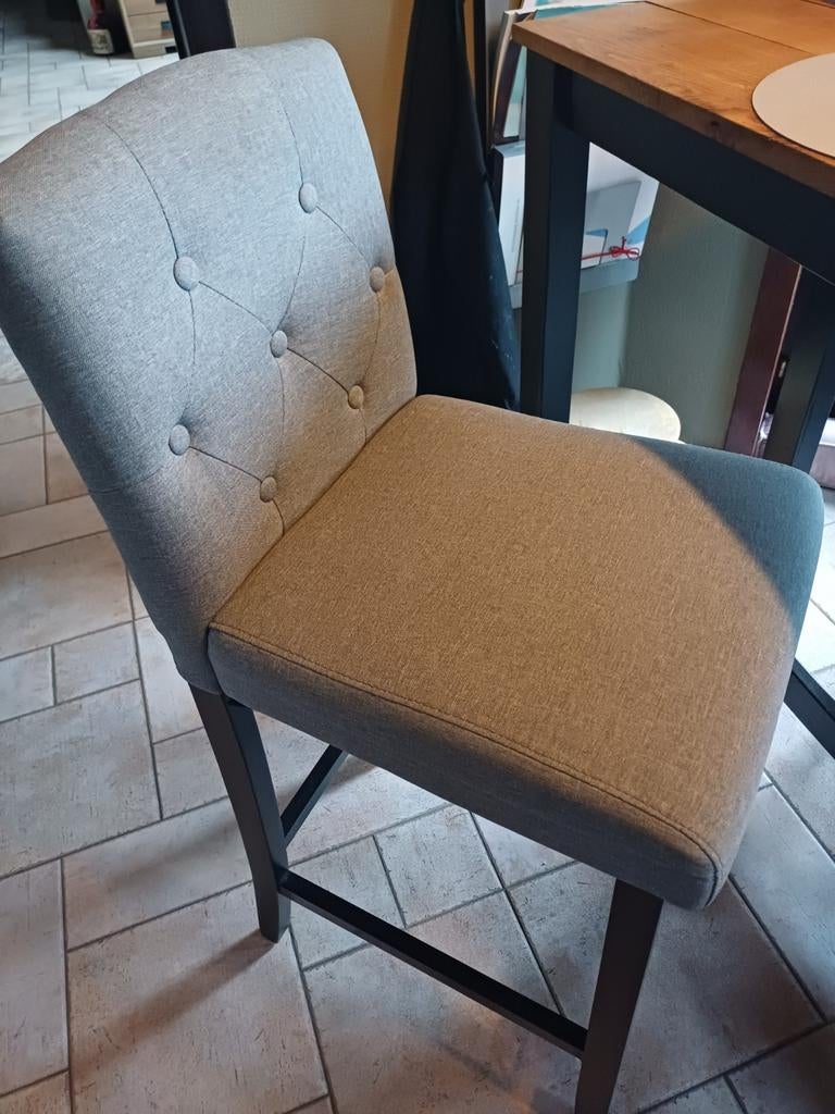 4  Barstoelen, Ophalen, Gebruikt, Met voetsteun, 60 tot 90 cm