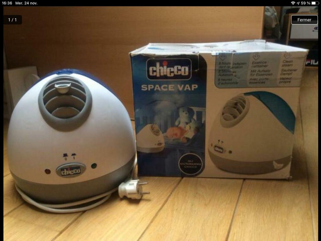 Humidificateur pour enfant Chicco, Enfants & Bébés, Enlèvement, Utilisé