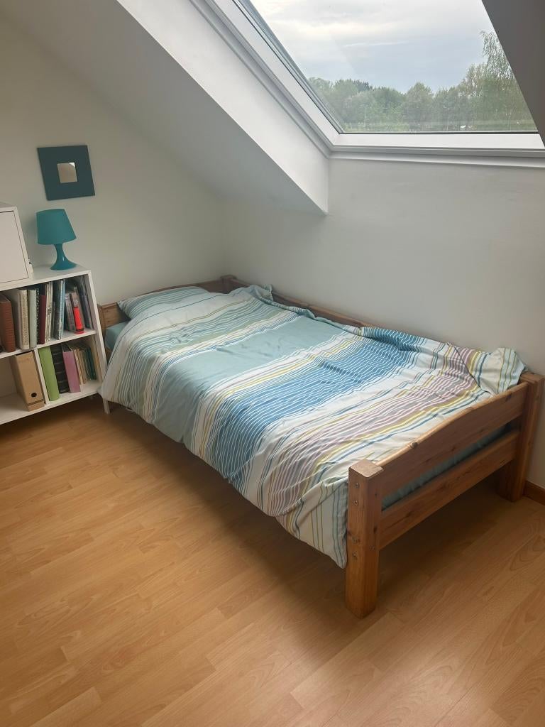 Lit 1 personne avec matelas, 100 cm, 210 cm, Une personne, Enlèvement