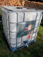 Ibc container, regenton, watervat 1000 liter, Ophalen, Overige materialen, Met kraantje, 150 liter of meer