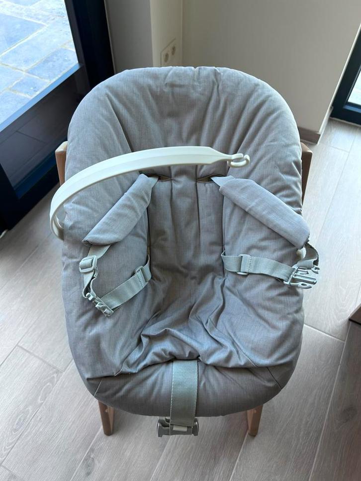 Stokke newborn set - grijs, Kinderen en Baby's, Wipstoeltjes, Zo goed als nieuw, Ophalen