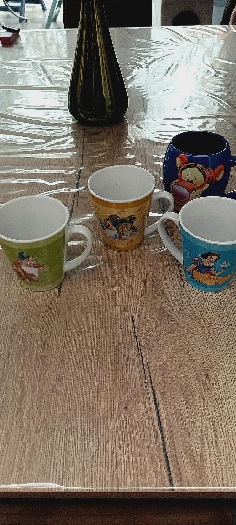 disney bekers (4 stuks ), Ophalen of Verzenden