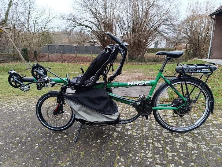 Elektrische Tandem Hase Pino, Fietsen en Brommers, Fietsen | Tandems, Zo goed als nieuw, Meer dan 20 versnellingen, Ophalen