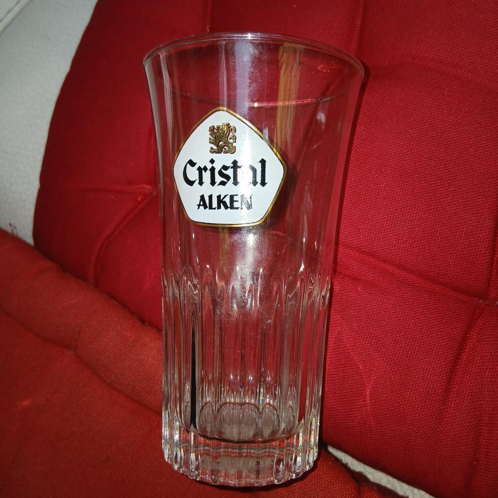 Glas Cristal Alken, Ophalen of Verzenden, Bierglas