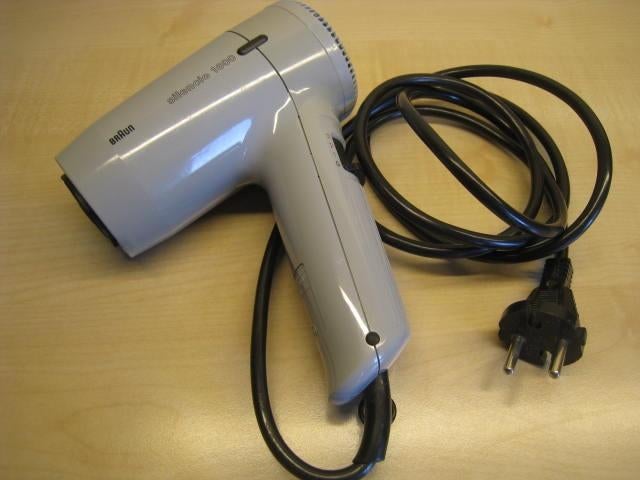 Vintage haardroger Braun Silencio 1600, 3 standen, perfekt !, Ophalen