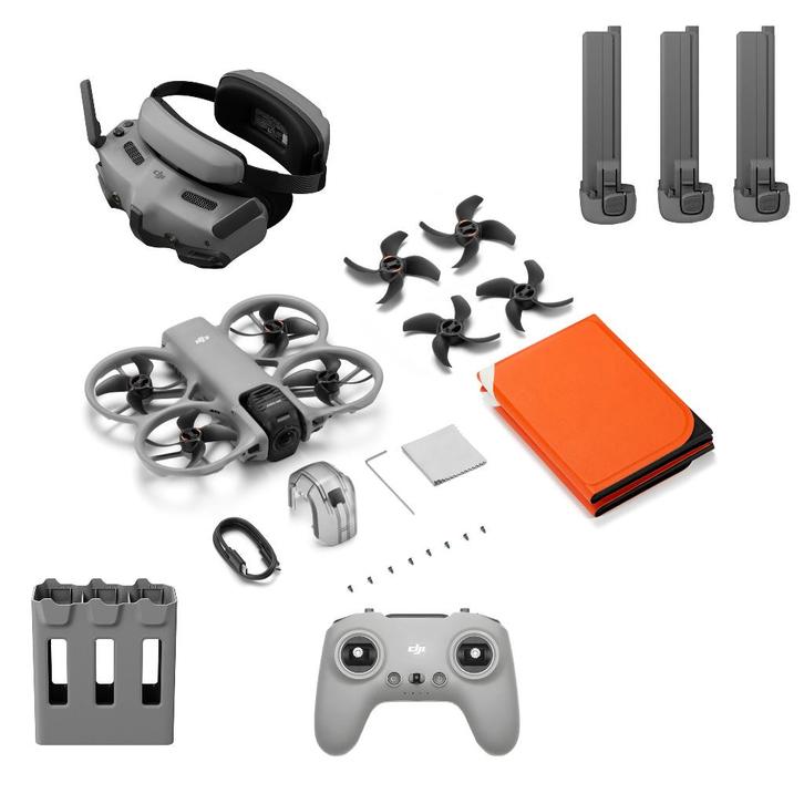 DJI AVATA 360 ULTIMATE MOTION GOGGLES 3 FLY MORE COMBO, Audio, Tv en Foto, Drones, Nieuw, Racedrone, Topkwaliteit, DJI, 250 tot 900 gram