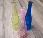 Ikea vazen flessen, decoratie IKEA Emma Dafnäs vintage, Ophalen, Gebruikt, Blauw, Glas