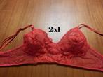 (110) - soutien gorge femme t.xxl rouge - shein -, SHEIN, Enlèvement ou Envoi, Rouge, Soutien-gorge
